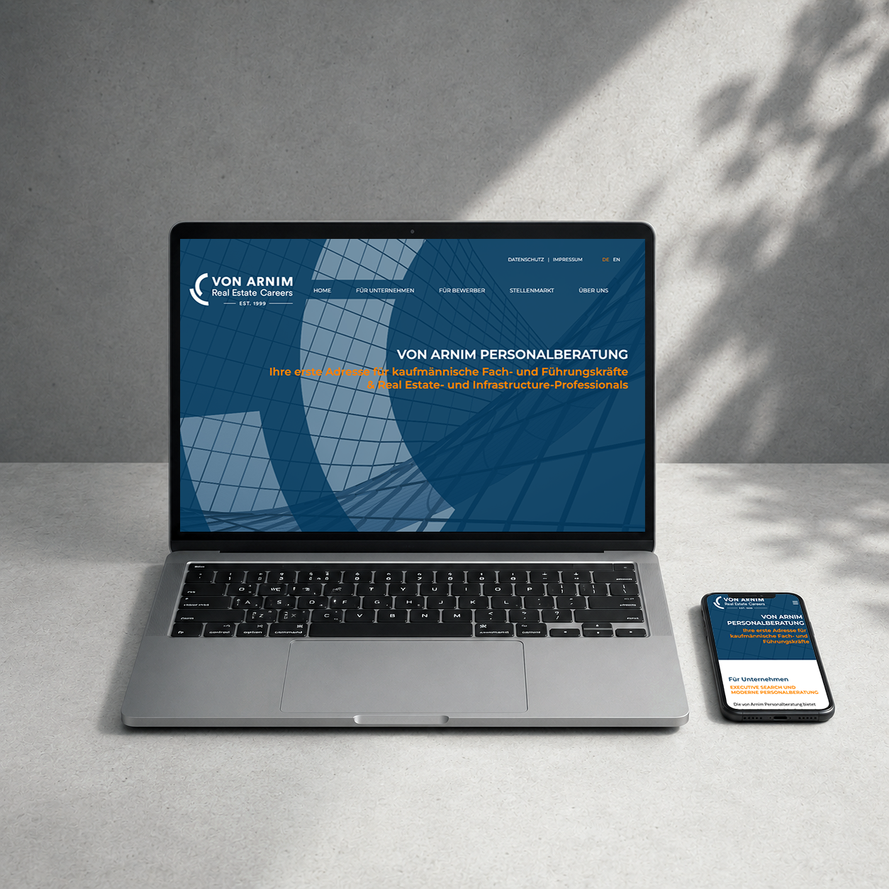von Armin Personalberatung Website