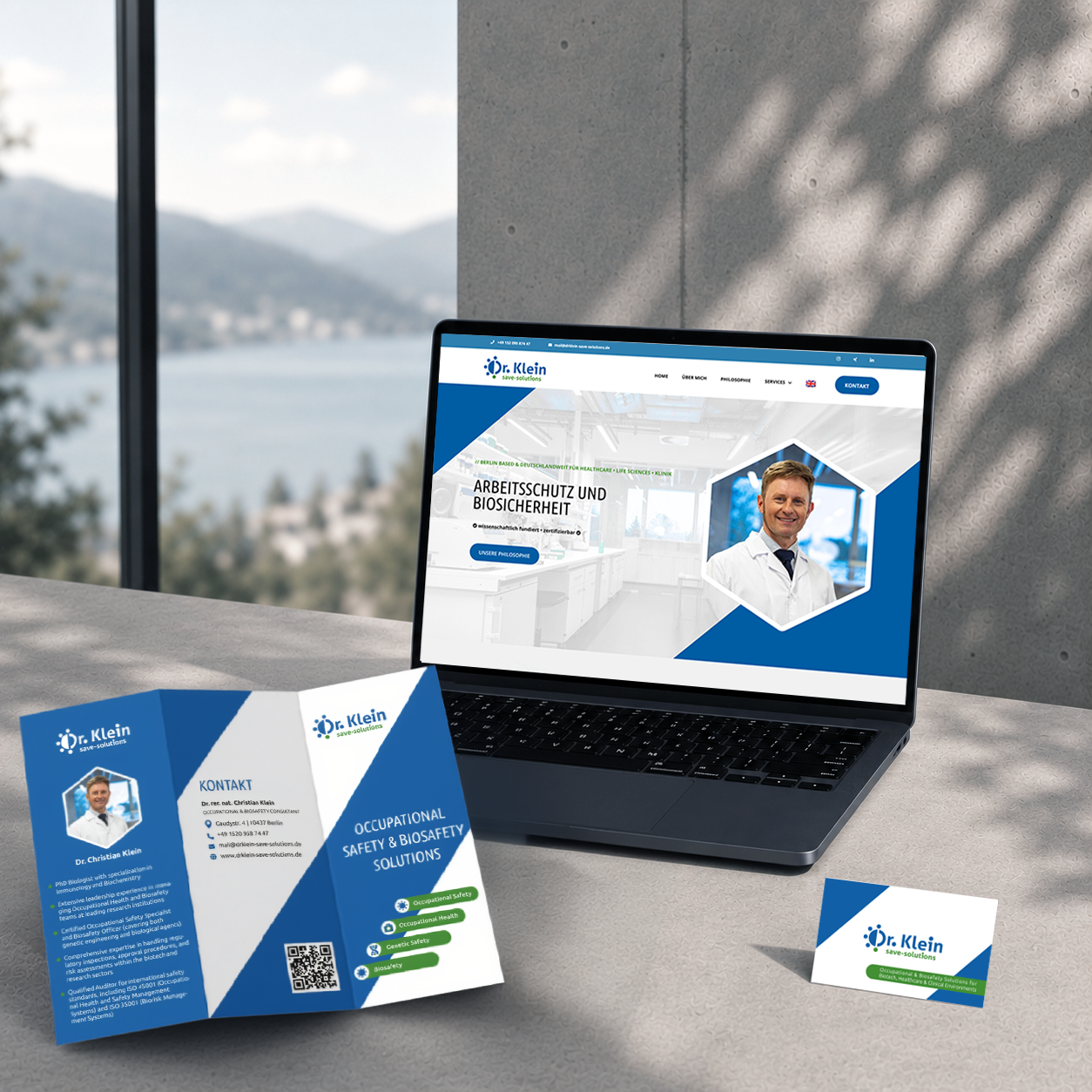 Dr. Klein safe solutions Corporate Design und Website